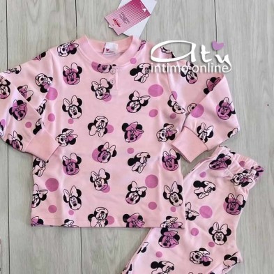 Pigiama Topolina Disney bimba 3-10 anni bolle - pigiami bambina