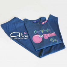 Pigiama invernale Big Babol da donna stampa cangiante