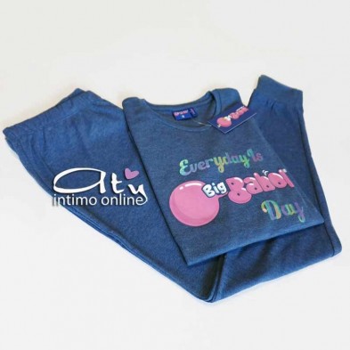 Pigiama invernale Big Babol da donna stampa cangiante