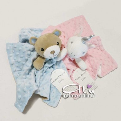 Peluche doudou neonato per dormire Ellepi bimbo e bimba