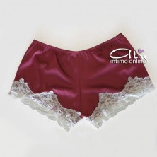 Set lingerie in microfibra top + pantaloncino Pura Luxury intimo donna