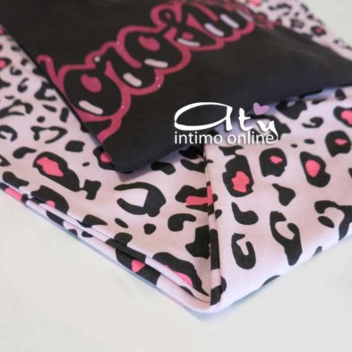 Pigiama invernale donna Morositas Leopardato