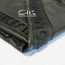 Leggings scritta rilievo Eletta Milano pelle