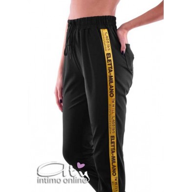 Eletta Milano pantalone in cotone comfort fitness