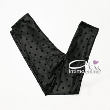 Leggings felpato a pois effetto pelle Legwear Love and Bra
