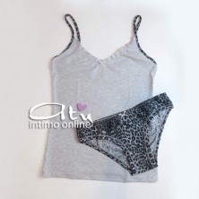 Top + mutandina donna fantasia leopardata Magic Dream