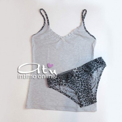 Top + mutandina donna fantasia leopardata Magic Dream