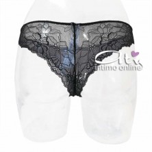 Completo intimo con reggiseno Pushup pois floccato Cool Infiore