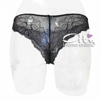 Completo intimo con reggiseno Pushup pois floccato Cool Infiore