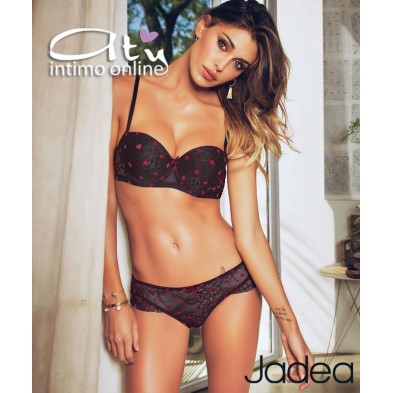 Jadea Chic balconetto e slip Atena pizzo floccato