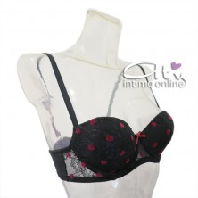 Jadea Chic balconetto e slip Atena pizzo floccato