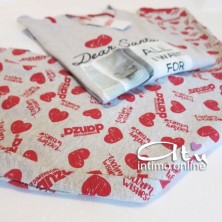 Pigiama Natalizio donna Dimensioni Danza con cuoricini