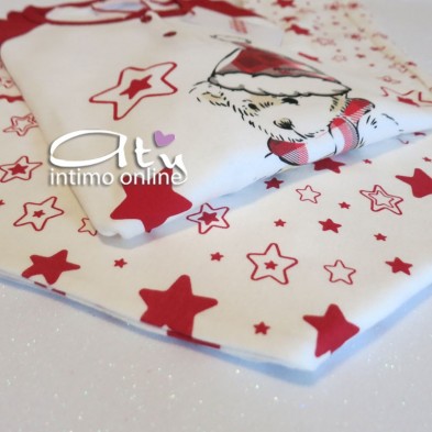 Pigiama Dimensioni Danza invernale Natalizio Warm Wishes pantalone stellato