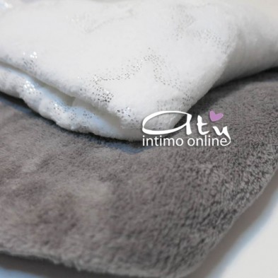 Pigiama invernale donna Infiore La Nuit panna o rosa Sparkle