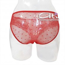 Jadea babydoll rosso Christmas + mutandina donna