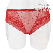 Jadea babydoll rosso Christmas + mutandina donna