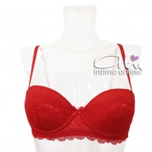 Jadea intimo Christmas balconcino e culotte sexy rossa