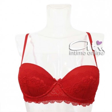 Jadea intimo Christmas balconcino e culotte sexy rossa