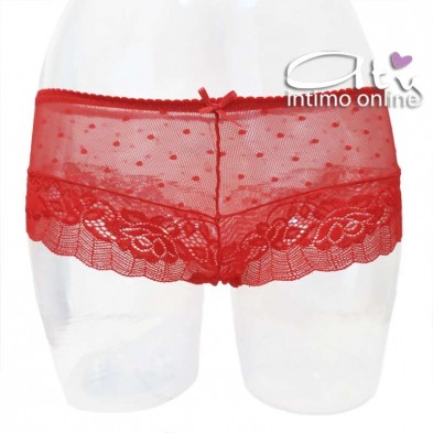 Jadea intimo Christmas balconcino e culotte sexy rossa