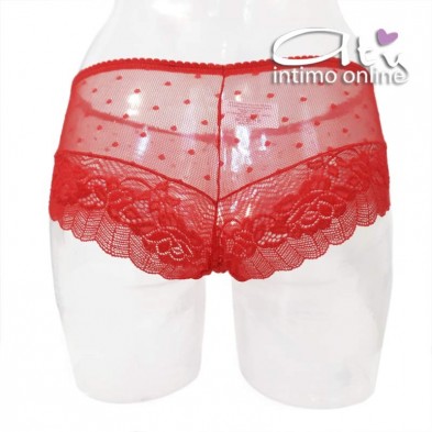 Jadea intimo Christmas balconcino e culotte sexy rossa
