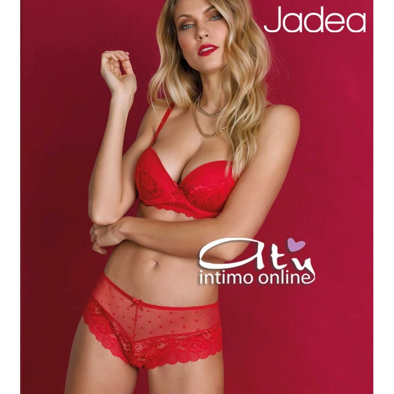 Jadea intimo Christmas balconcino e culotte sexy rossa