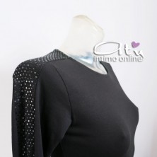 Jadea girocollo Giunone con inserto luminoso paillettes