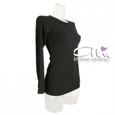 Jadea girocollo Giunone con inserto luminoso paillettes