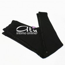 Jadea leggings inserto laterale paillettes Galà