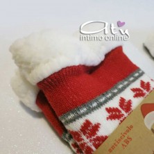 Calza da donna di Natale idea regalo con suola antiscivolo