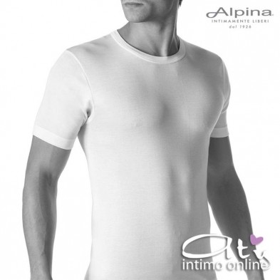 Maglia girocollo intima uomo Alpina FiloScozia Pack. 3Pz