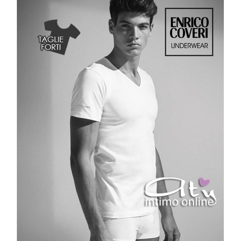 Coveri ET1101 Maglia intima per taglie Forti collo V Pack 3 PZ