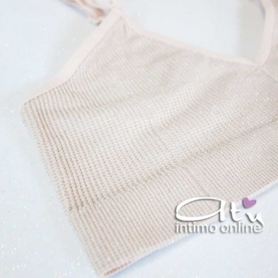 Reggiseno Brassiere con filo brillante lurex Bellissima intimo microfibra