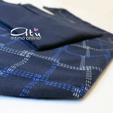 Pigiama estivo Coveri EP1008 tratteggi incrociati Sport - intimo notte uomo