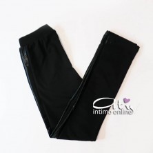 Jadea leggings estivo bambina 3/4 anni 13/14 anni con fianco lucido