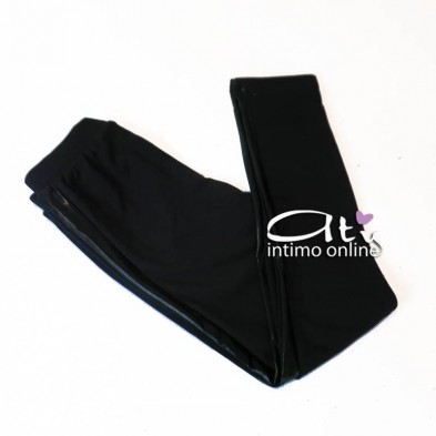 Jadea leggings estivo bambina 3/4 anni 13/14 anni con fianco lucido