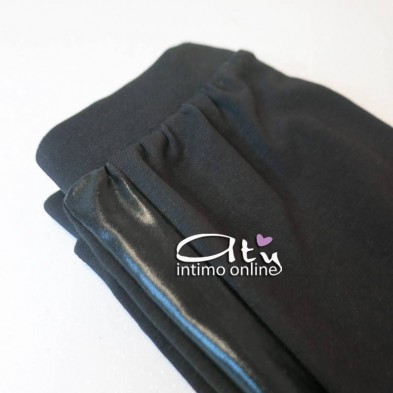 Jadea leggings estivo bambina 3/4 anni 13/14 anni con fianco lucido