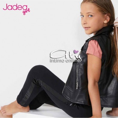 Jadea leggings estivo bambina 3/4 anni 13/14 anni con fianco lucido