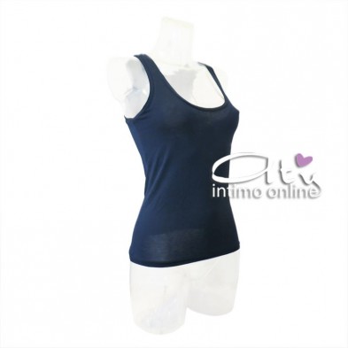 Canottiera intima da donna spalla larga in Bamboo Rubino MagicDream