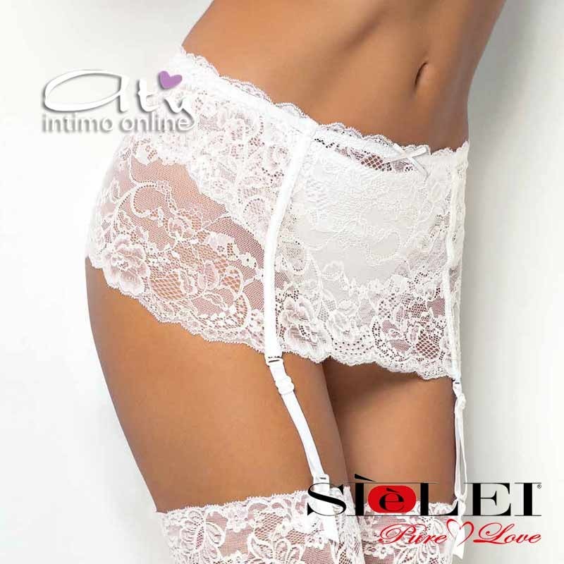 Reggicalze donna SièLei 1979 pizzo Pure Love intimo sposa 