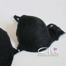 Reggiseno Push-up in pizzo fiori coppa Gel SièLei intimo Allure