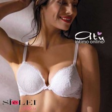 Reggiseno Push-up in pizzo fiori coppa Gel SièLei lingerie donna Allure