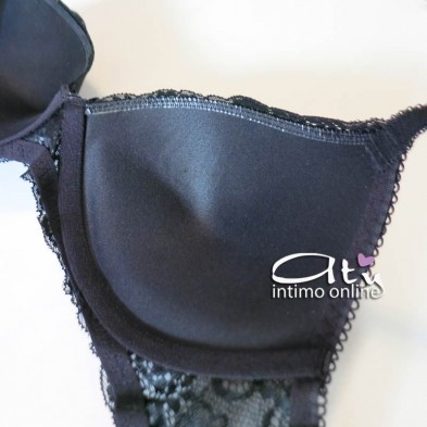 Reggiseno Push-up in pizzo fiori SièLei intimo online Allure senza ferretto