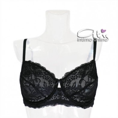 Reggiseno francese con ferretto in pizzo fiori SièLei  Allure Coppa B - C