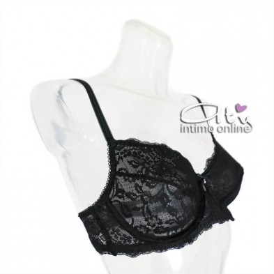 Reggiseno francese con ferretto in pizzo fiori SièLei  Allure Coppa B - C