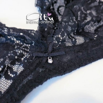 Reggiseno a triangolo in pizzo fiori SièLei Allure senza ferretto