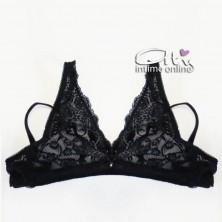 Reggiseno a triangolo in pizzo fiori SièLei Allure senza ferretto