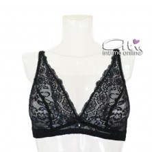 Reggiseno a triangolo in pizzo fiori SièLei Allure senza ferretto