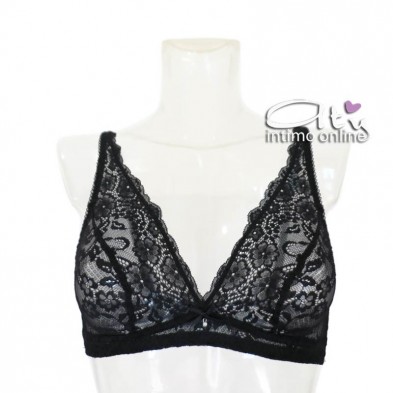 Reggiseno a triangolo in pizzo fiori SièLei Allure senza ferretto