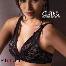 Reggiseno a triangolo in pizzo fiori SièLei Allure senza ferretto