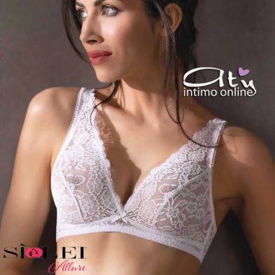 Reggiseno a triangolo in pizzo fiori SièLei Allure senza ferretto